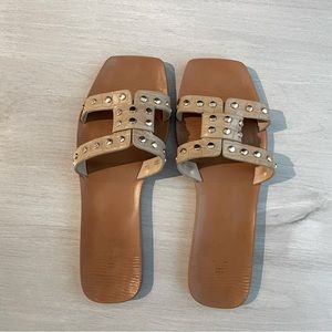 Call it Spring beige flats women’s shoes size 7.5